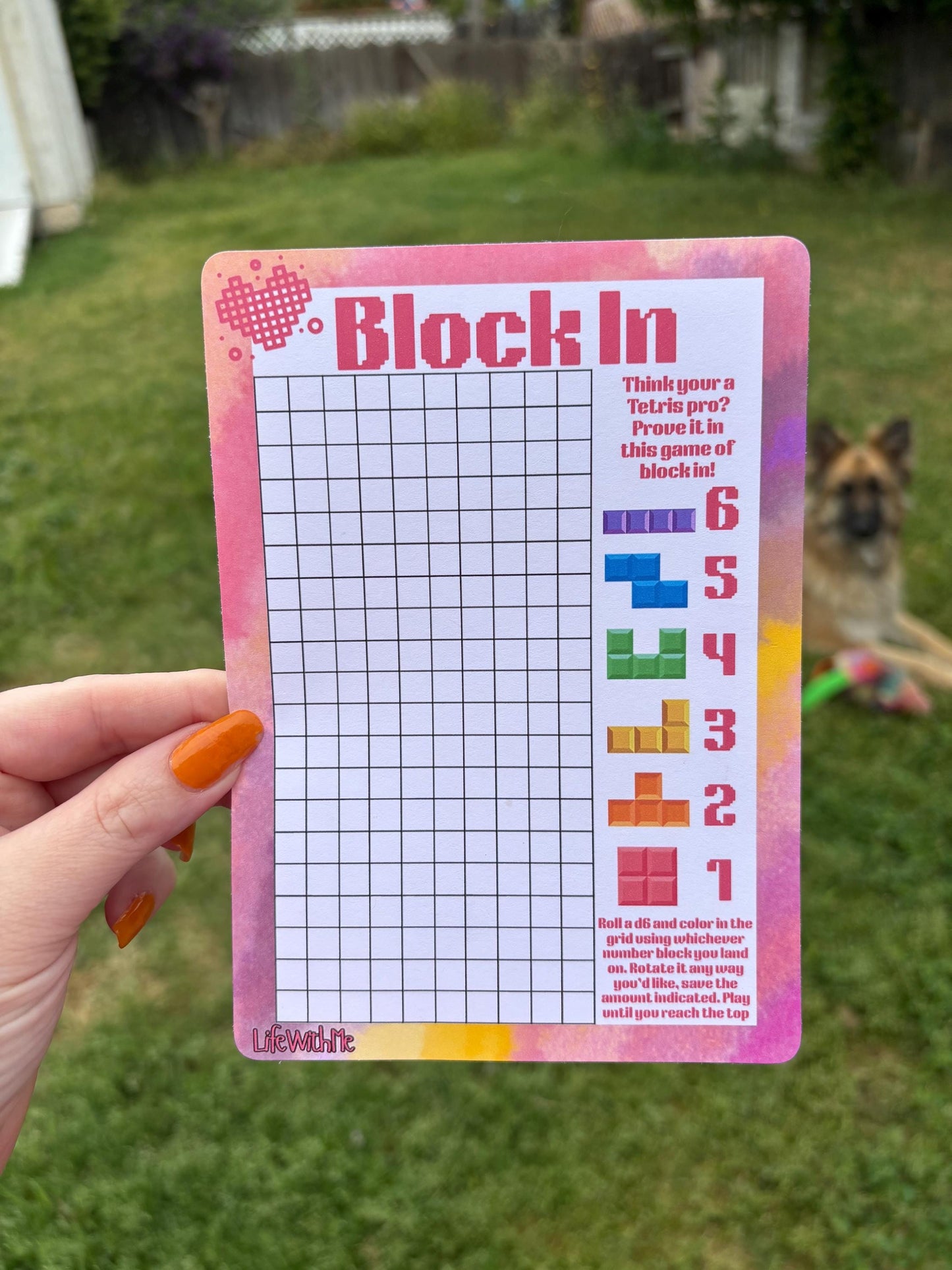 Block In savings challenge | A5