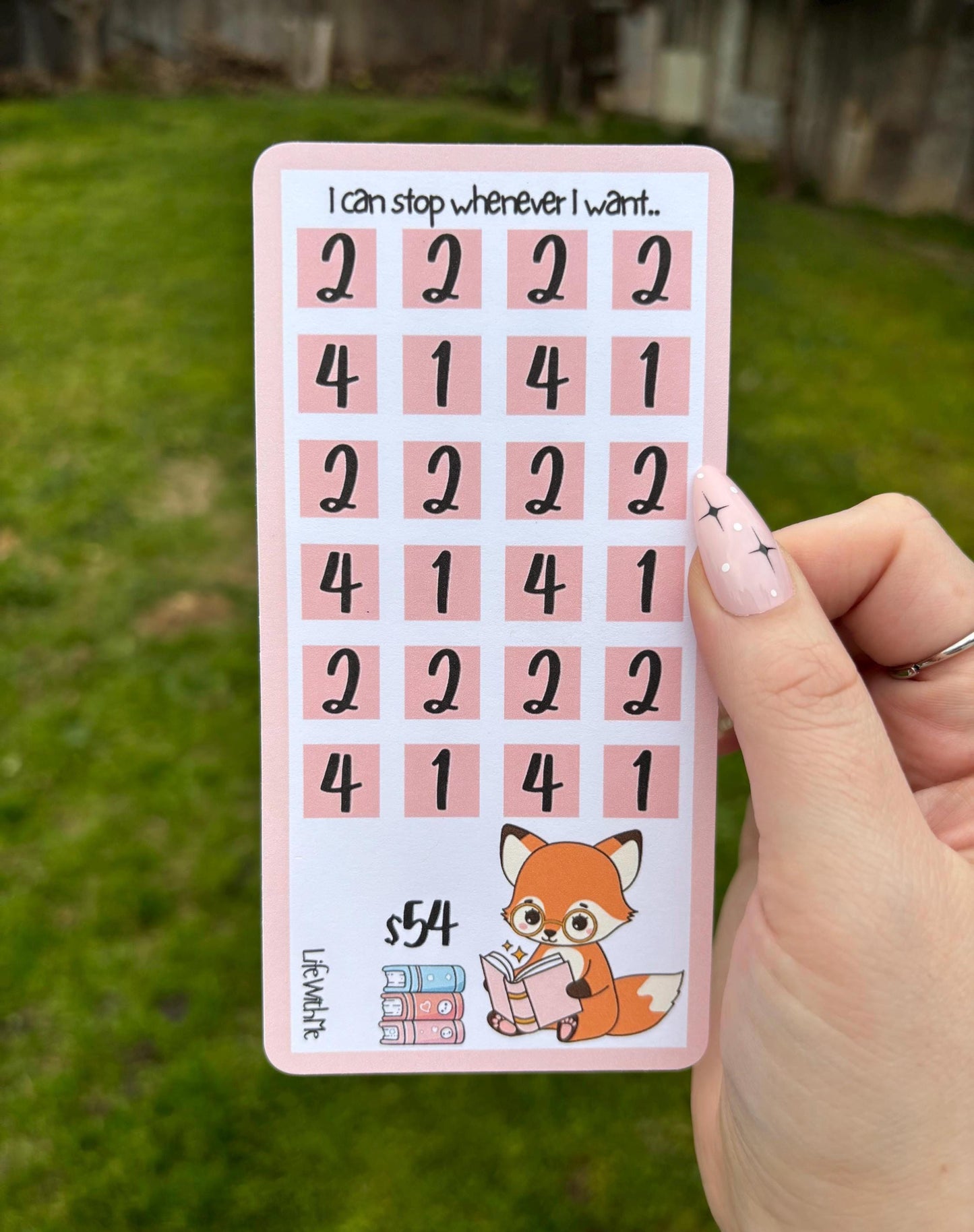 Fox mini savings challenge | A6 | physical product