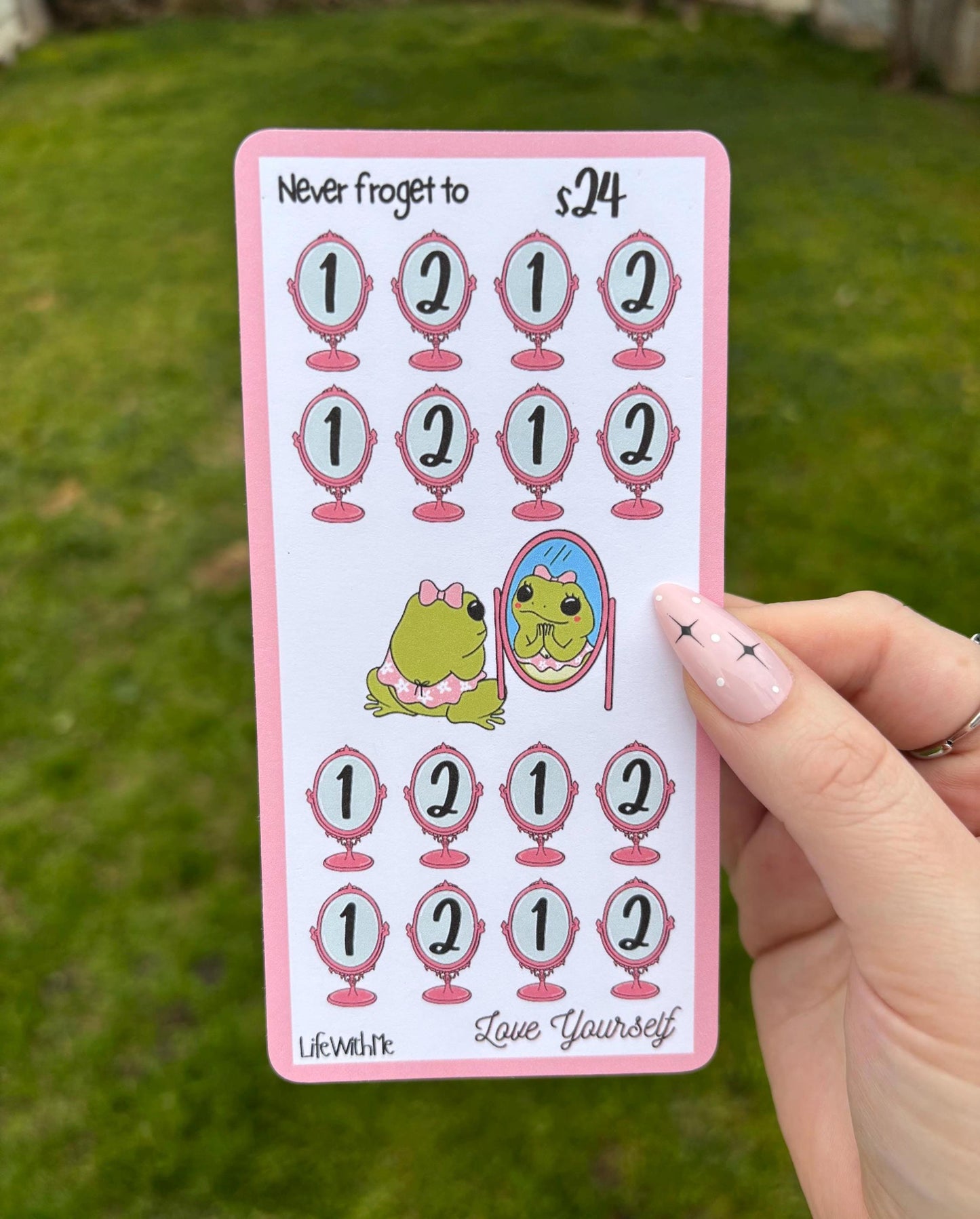 Love Yourself mini savings challenge | A6 | physical product