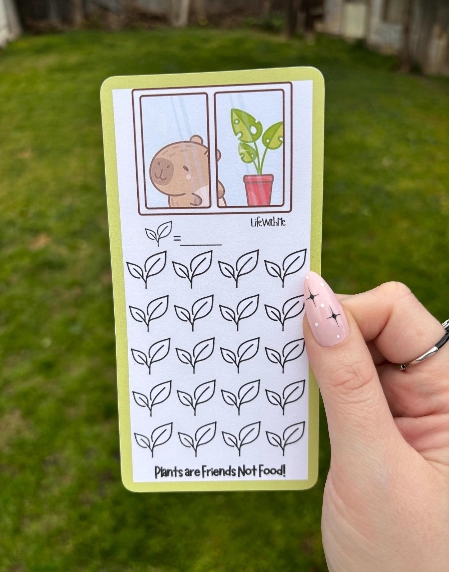 Plants mini savings challenge | A6 | physical product