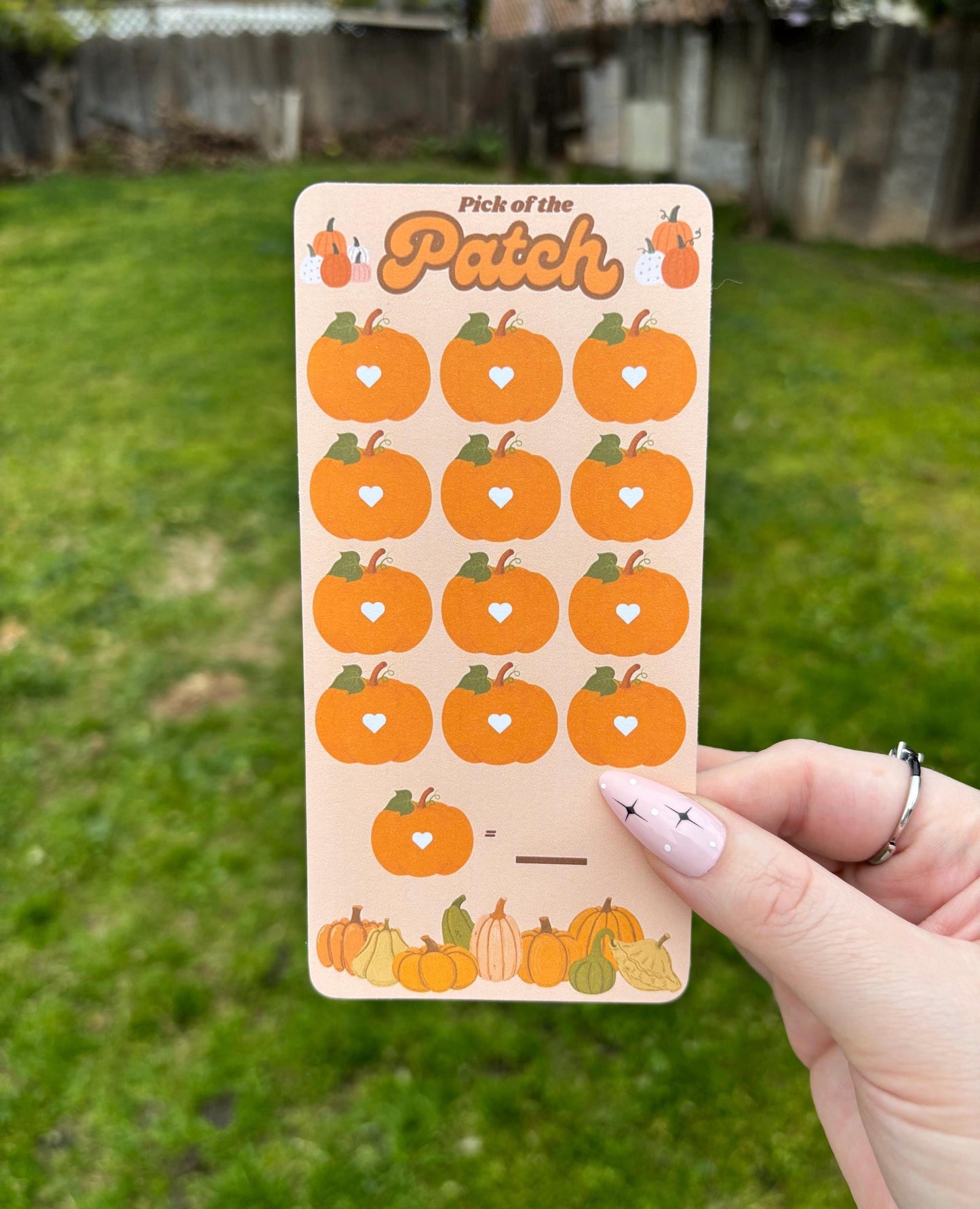 Pumpkin mini savings challenge | A6 | physical product