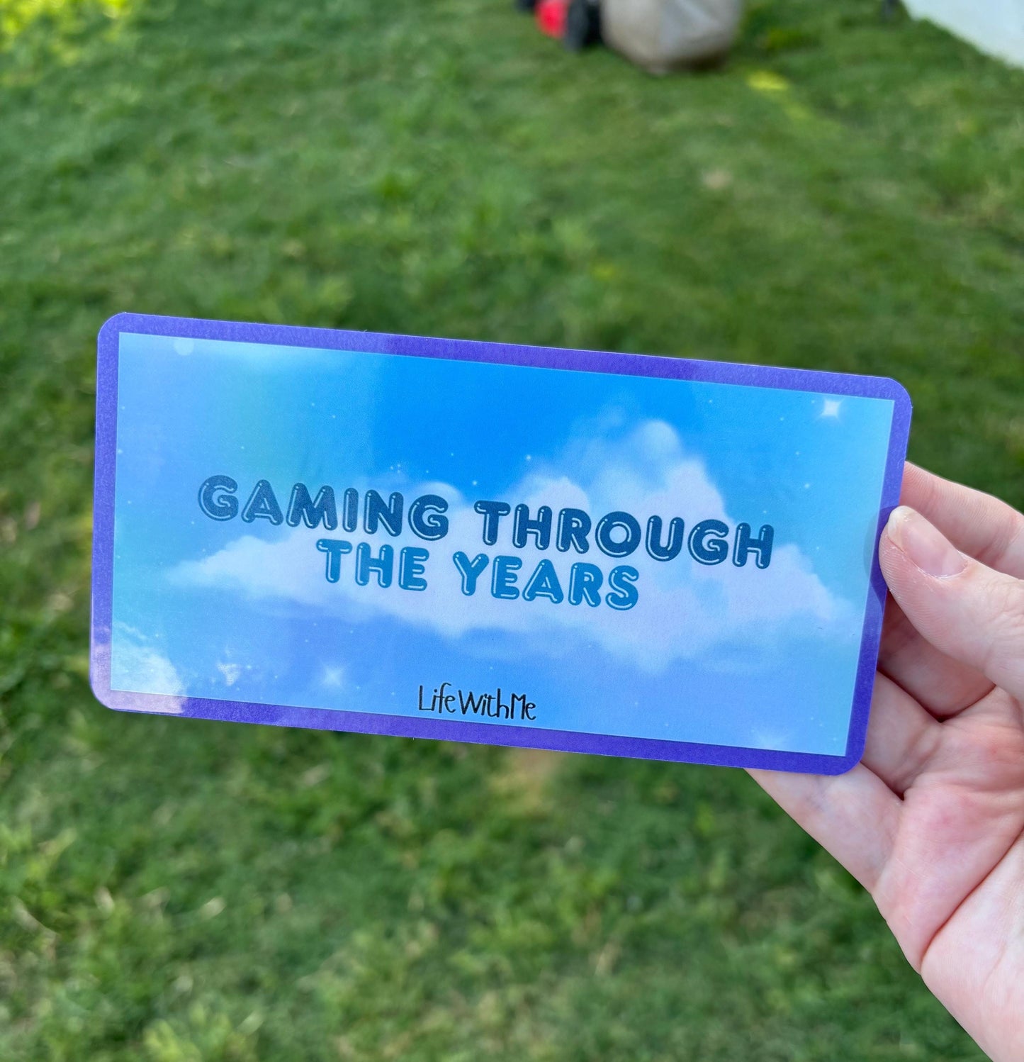 Gaming Through The Years Binder Box Bonus Challenges PURPLE/BLUE Add On | PHYSICAL Item