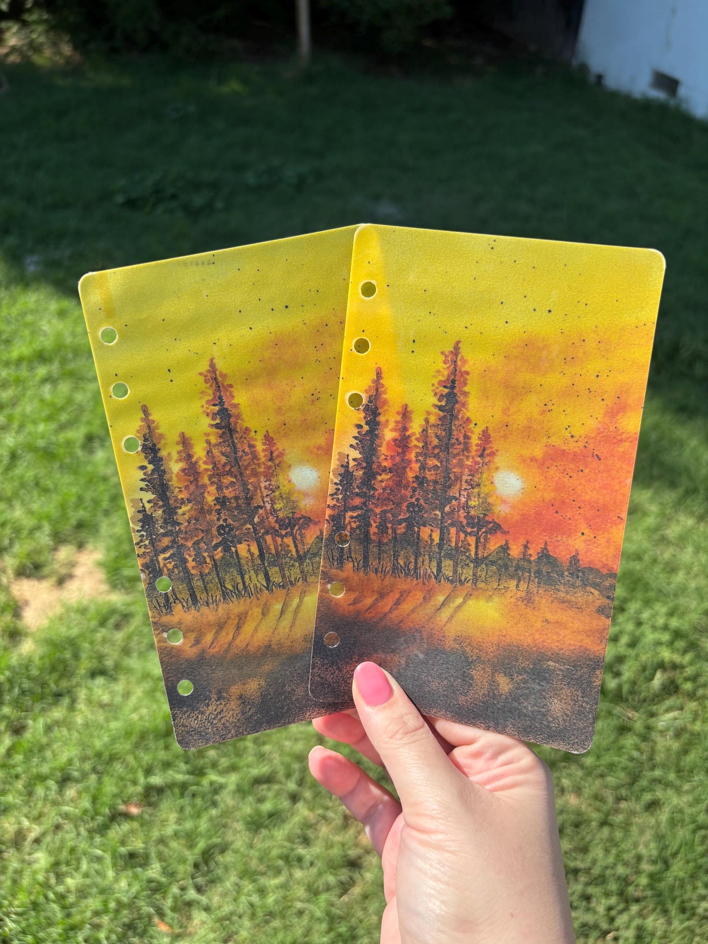 Fall Matte Vellum Dashboard | A6 | A6 Dashboard