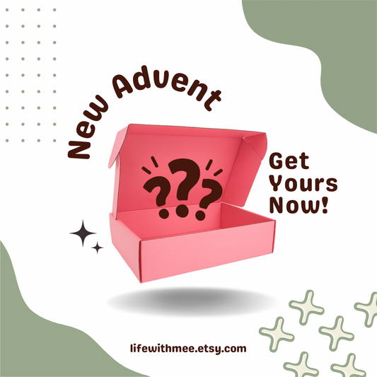 Yearly Budget Advent Calendar | READ description | PREORDER | 12 DAY