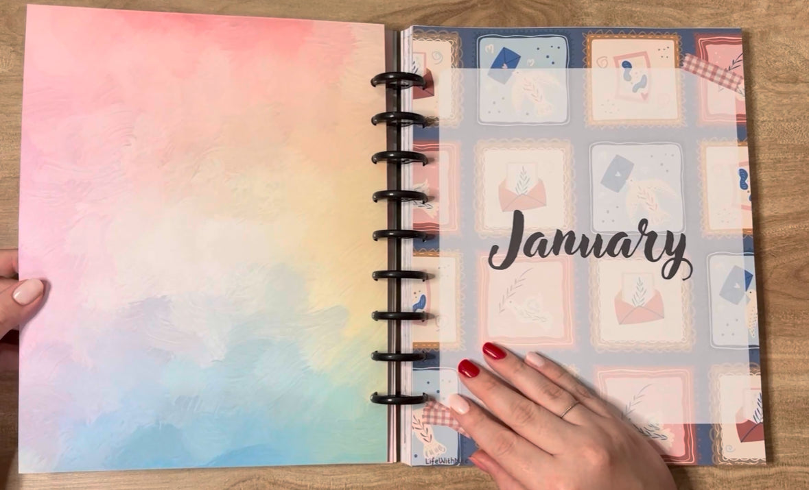 Undated 12 Month Budget Planner | UNDATED | Finance Planner | Themed | Colorful | Laminated Covers | Budget Book