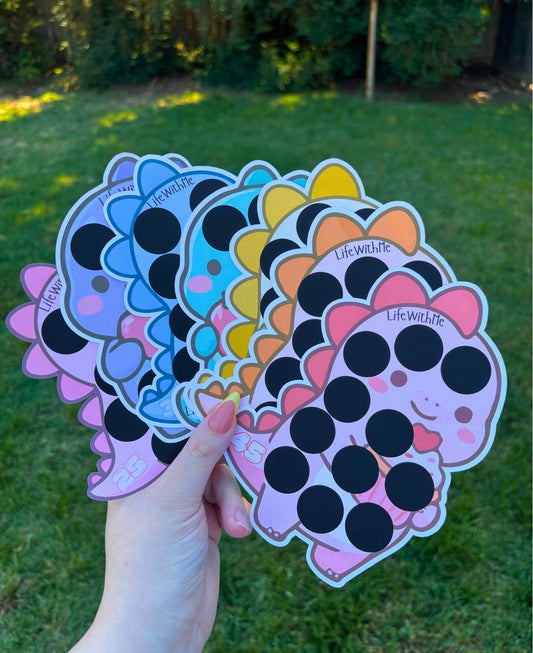 Dino BUNDLE scratch off savings challenge | A5 | savings challenge