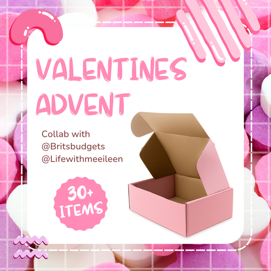 Valentines Budget Advent Calendar | READ description | PREORDER | 7 DAY