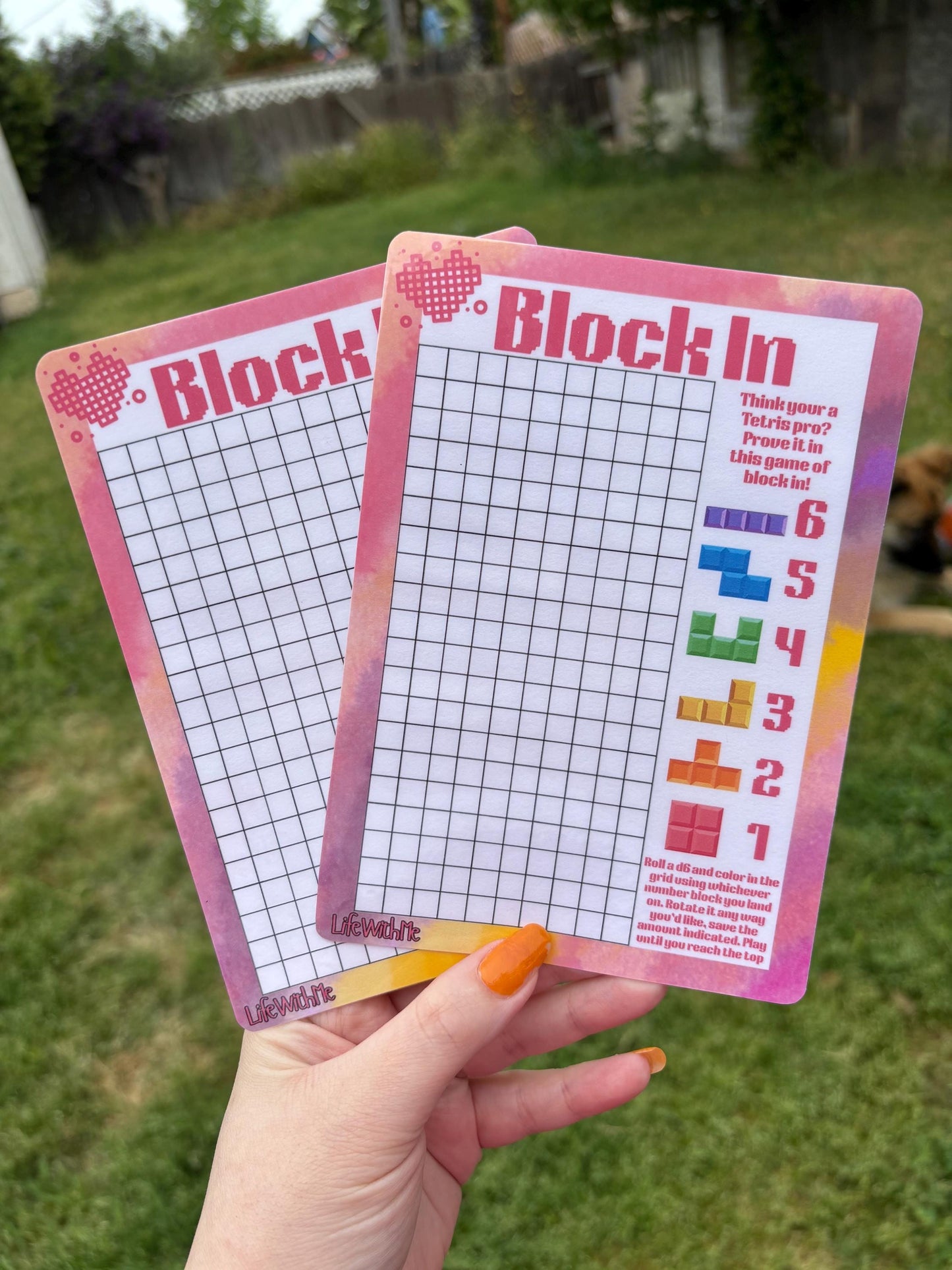 Block In savings challenge | A5