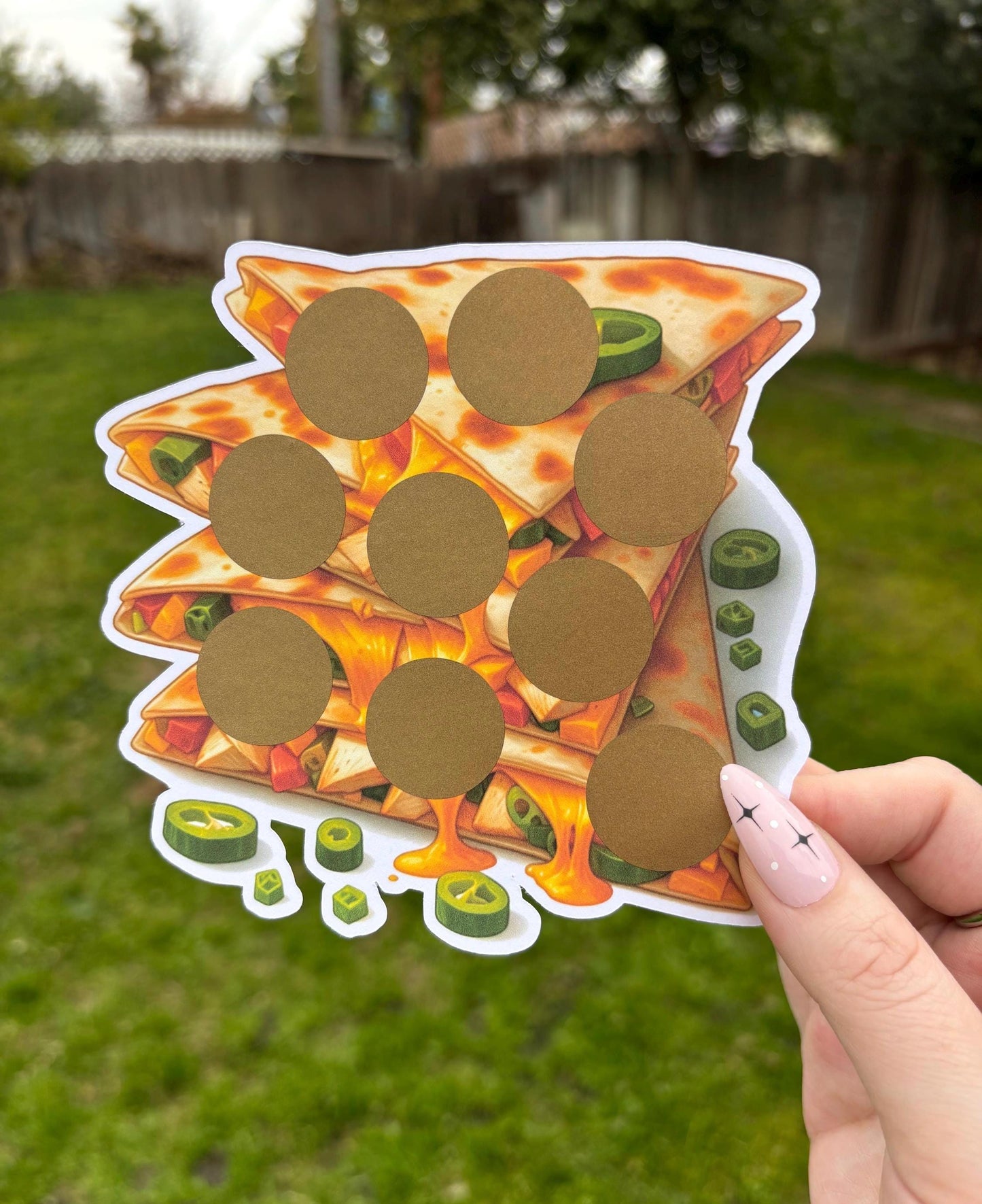 Quesadilla scratch off savings challenge | A5 | savings challenge