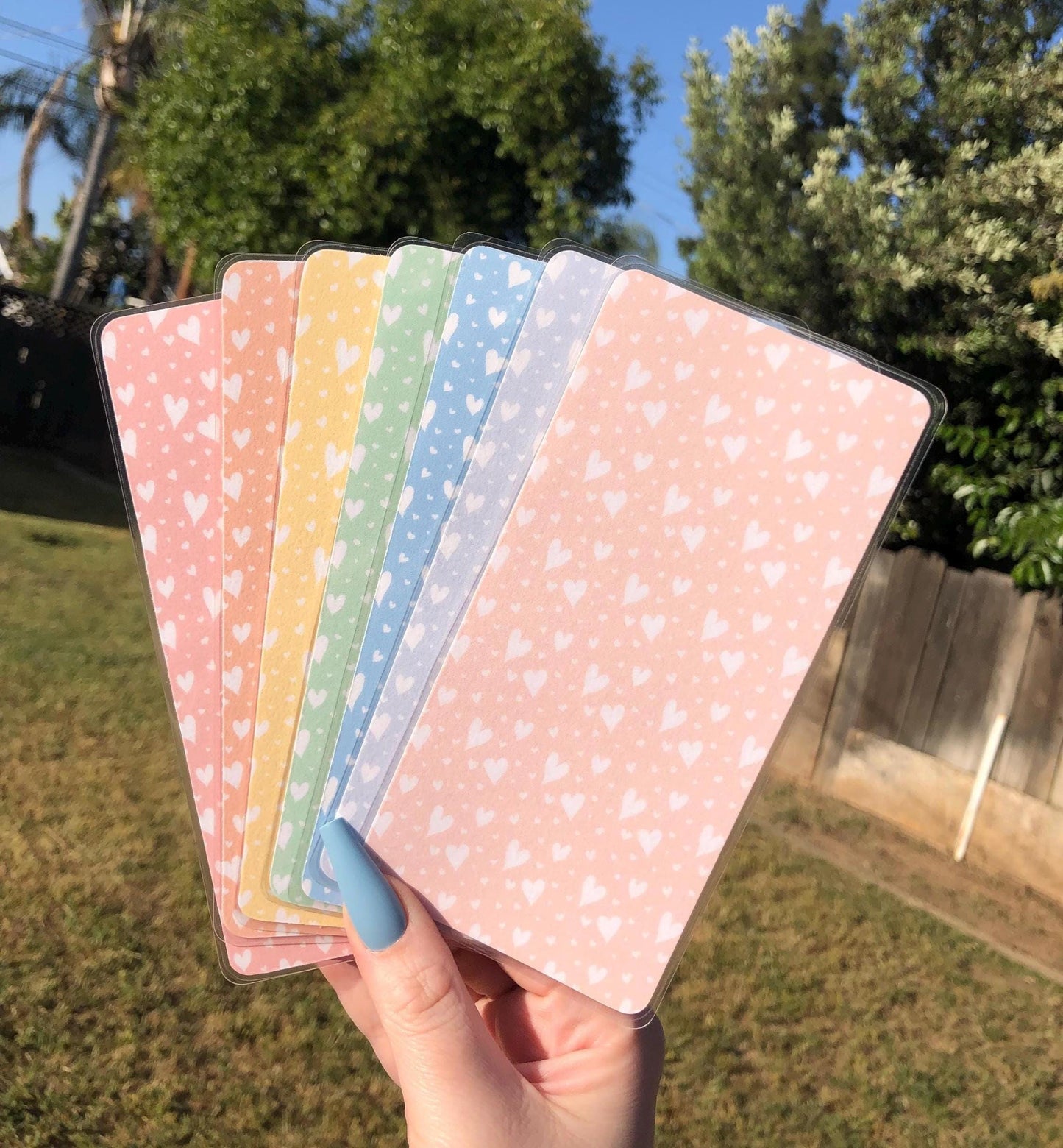 A6 Rainbow Heart Cash Tracker | Laminated | A6