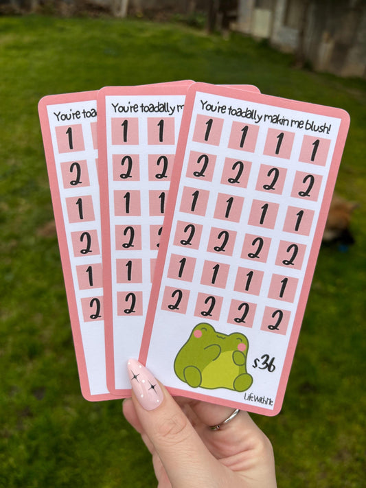 Blush mini savings challenge | A6 | physical product