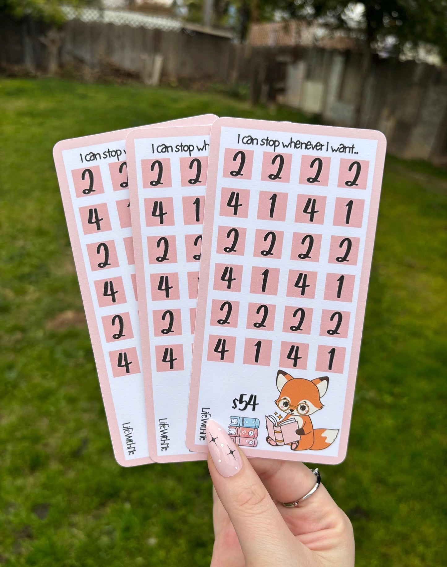 Fox mini savings challenge | A6 | physical product