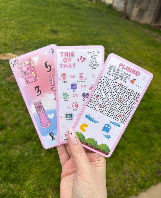 Gaming Through The Years Binder Box Bonus Challenges PINK Add On | PHYSICAL ITEM