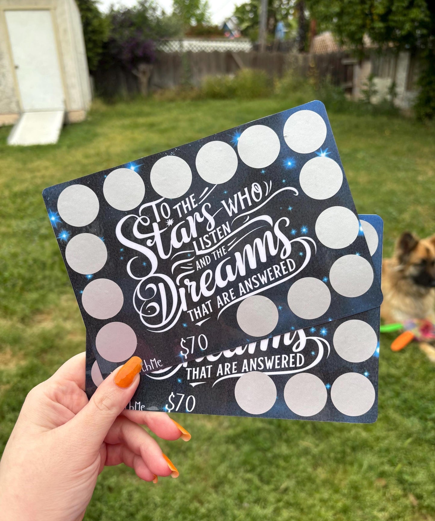 Acotar quote scratch off savings challenge | A5 | Laminated
