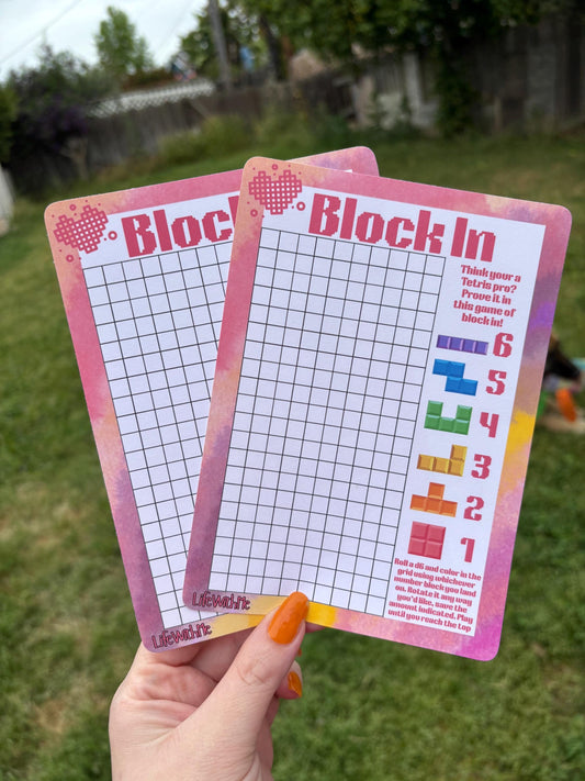 Block In savings challenge | A5