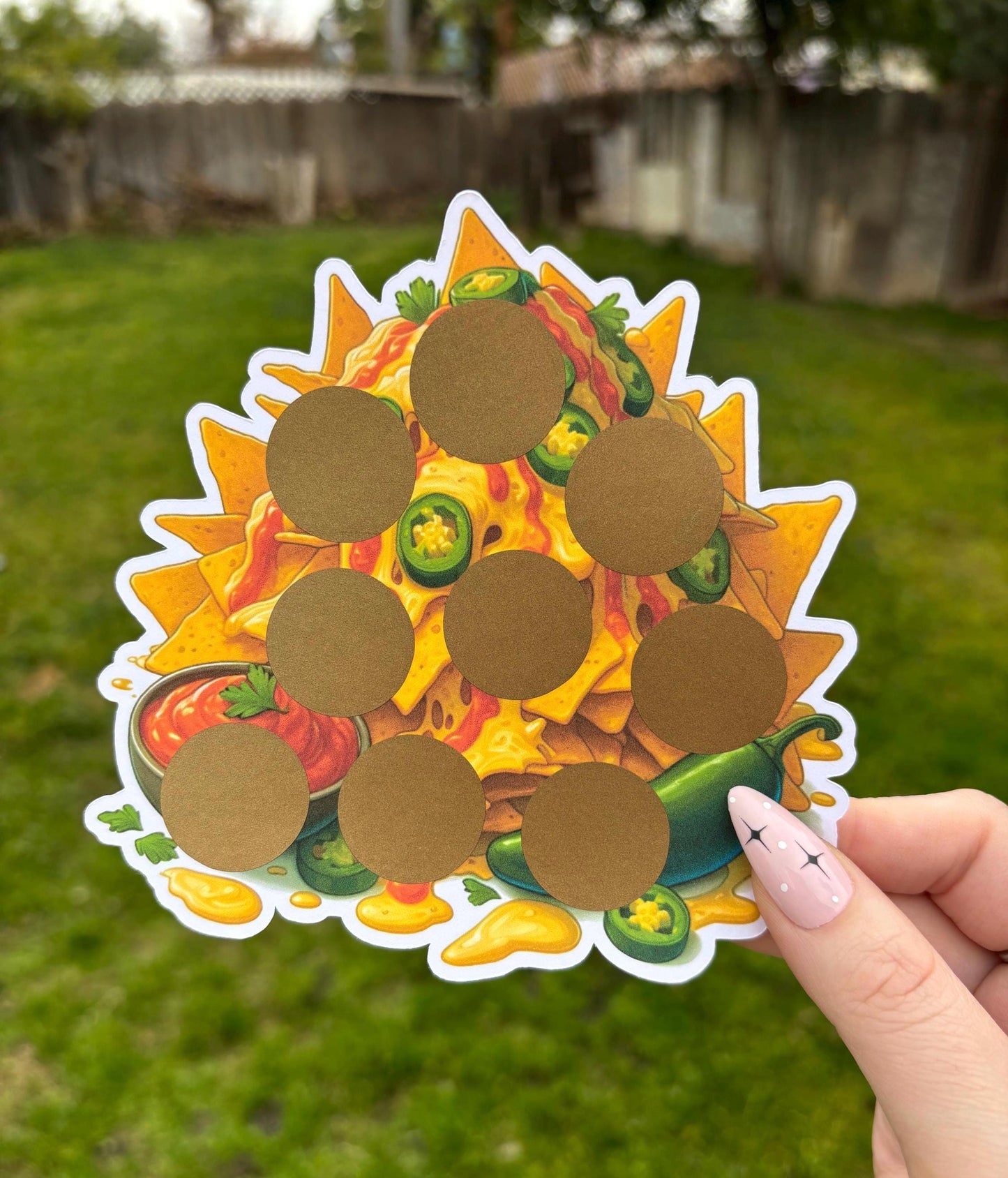 Nachos scratch off savings challenge | A5 | savings challenge