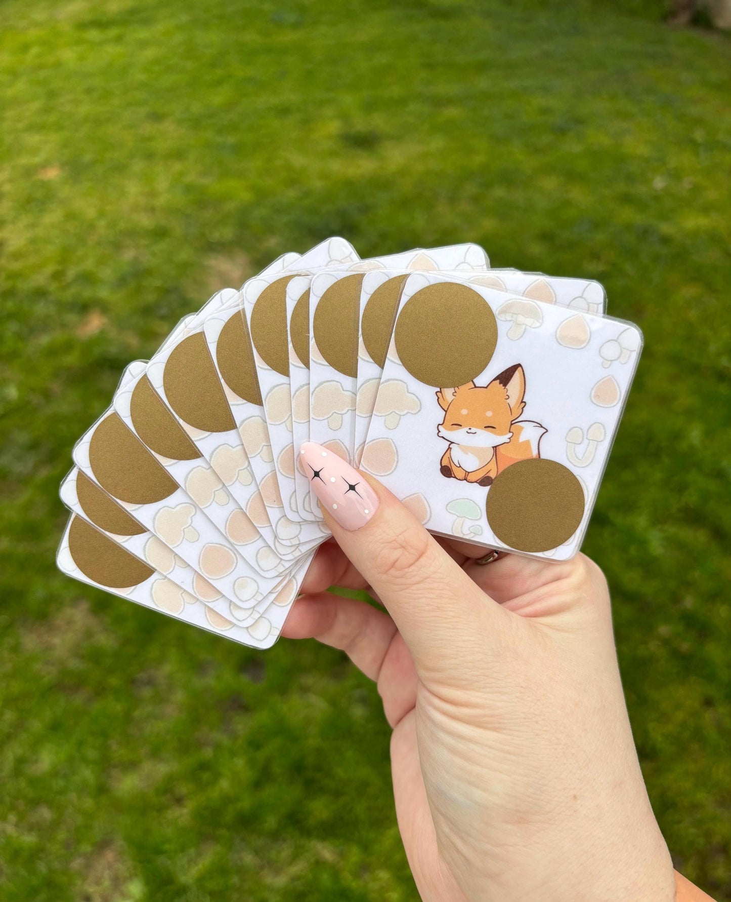 Kawaii Cute Creatures Matching savings challenge game | Laminated | Savings game