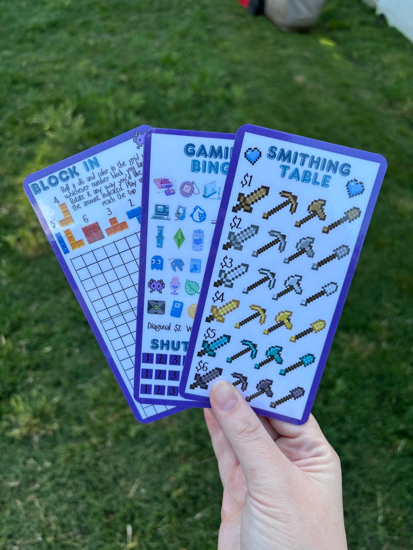 Gaming Through The Years PURPLE/BLUE Binder Box savings challenge | A6 | Laminated | Box challenge | Binder challenge | PHYSICAL Item