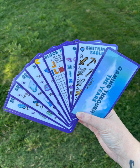 Gaming Through The Years PURPLE/BLUE Binder Box savings challenge | A6 | Laminated | Box challenge | Binder challenge | PHYSICAL Item