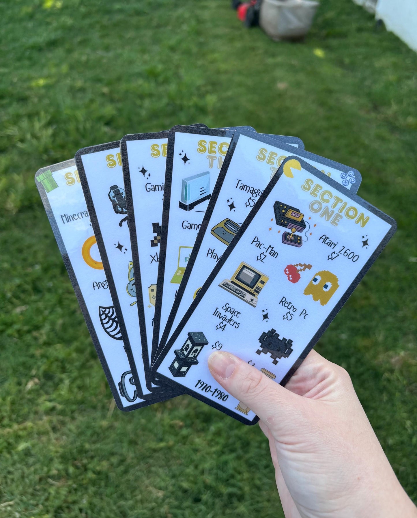 Gaming Through The Years BLACK/GOLD Binder Box savings challenge | A6 | Laminated | Box challenge | Binder challenge | PHYSICAL Item