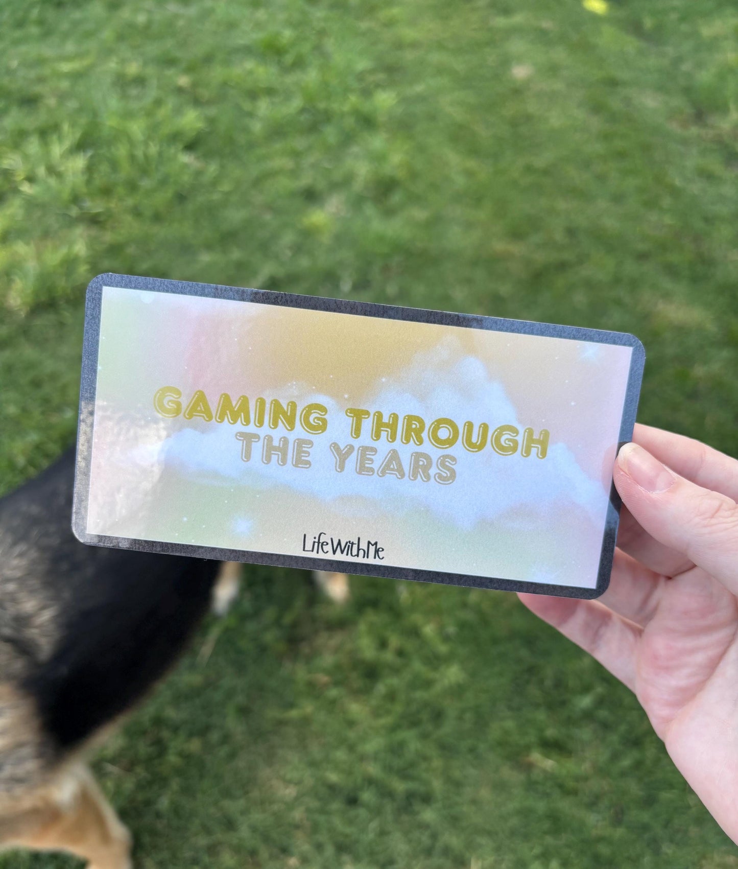 Gaming Through The Years BLACK/GOLD Binder Box savings challenge | A6 | Laminated | Box challenge | Binder challenge | PHYSICAL Item