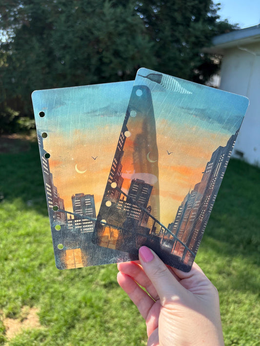 City Matte Vellum Dashboard | A6 | A6 Dashboard