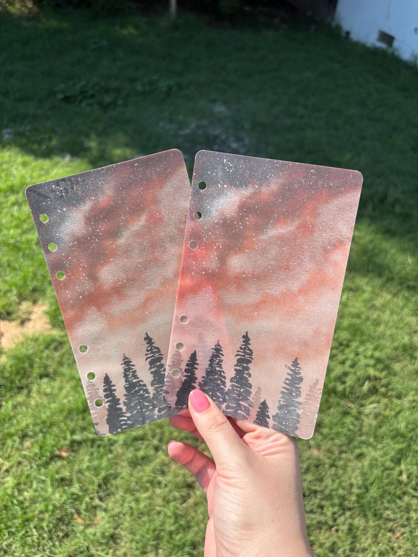 Stars Matte Vellum Dashboard | A6 | A6 Dashboard