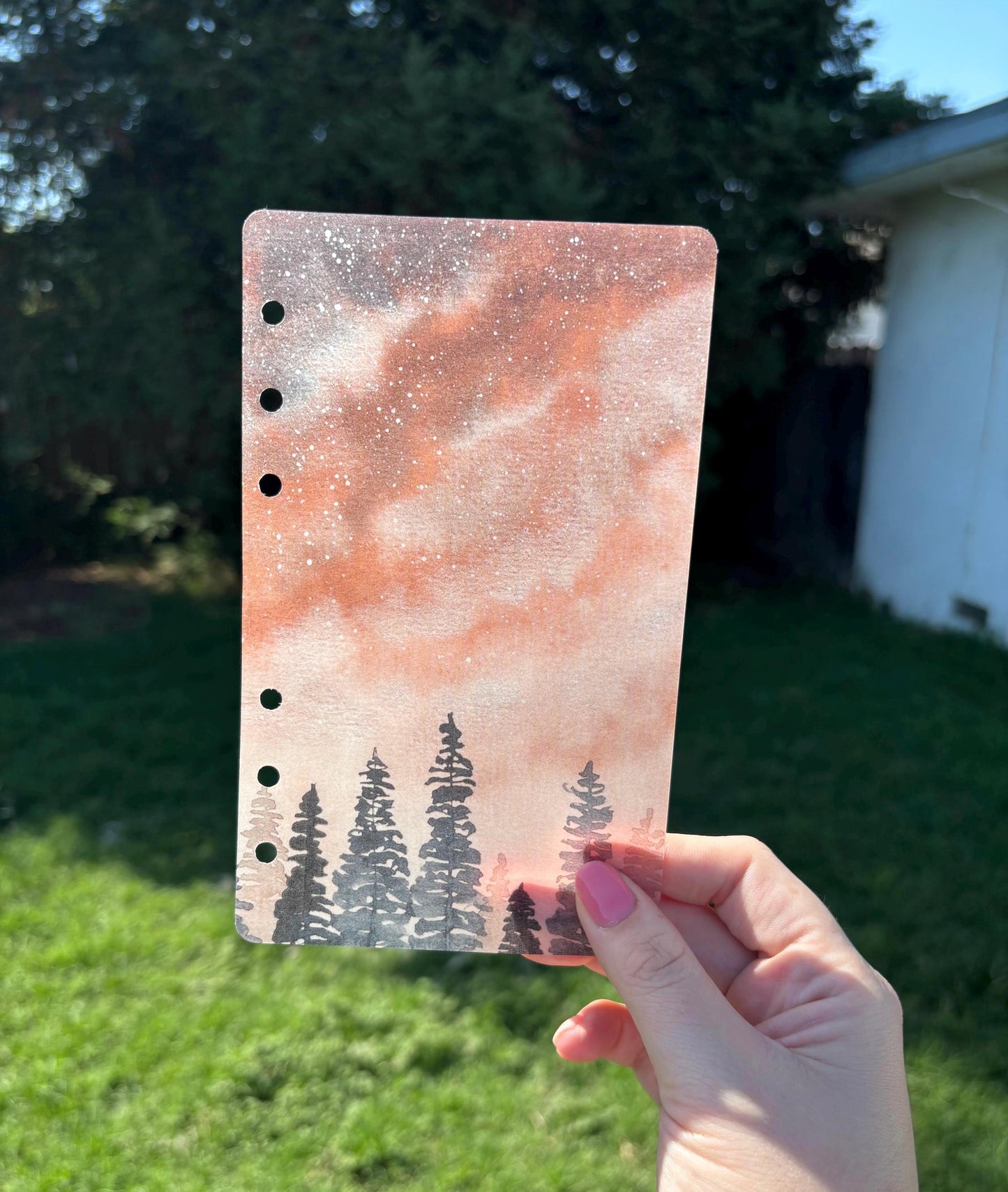 Stars Matte Vellum Dashboard | A6 | A6 Dashboard