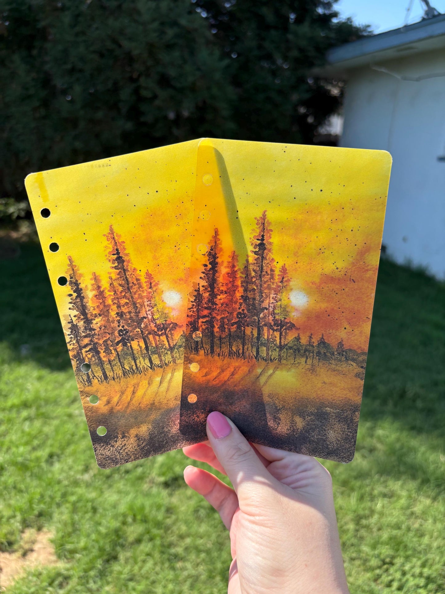 Fall Matte Vellum Dashboard | A6 | A6 Dashboard