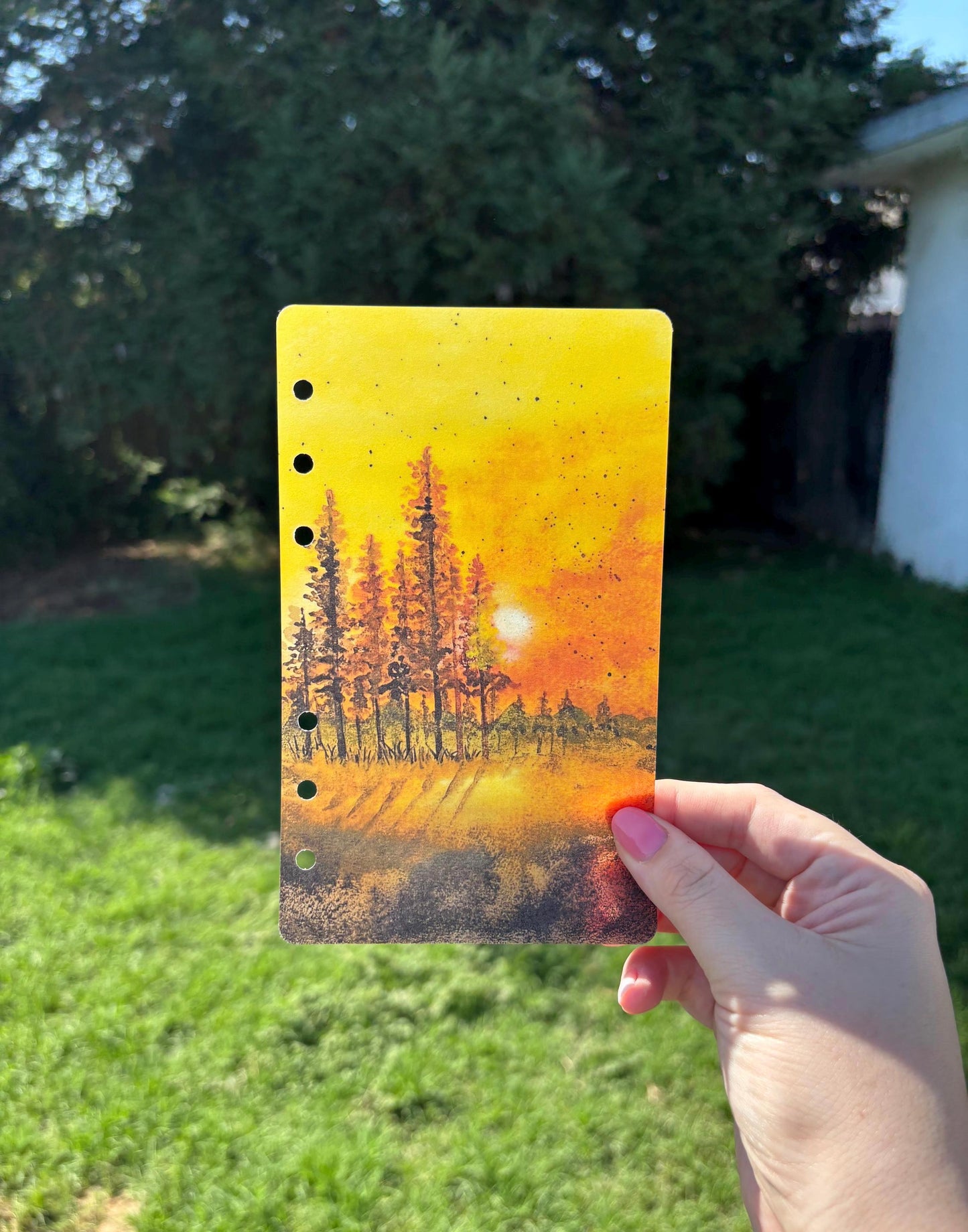 Fall Matte Vellum Dashboard | A6 | A6 Dashboard