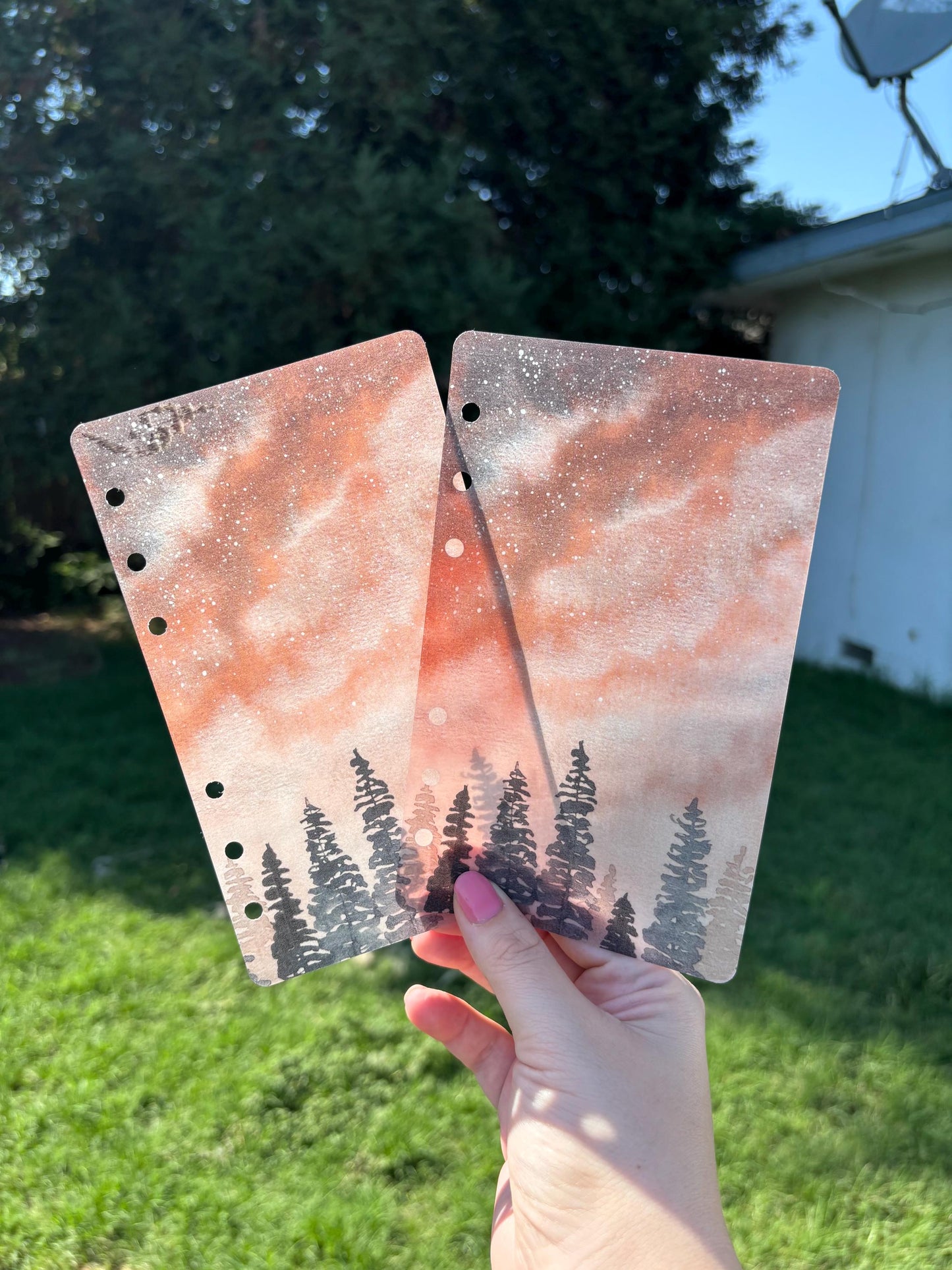 Stars Matte Vellum Dashboard | A6 | A6 Dashboard