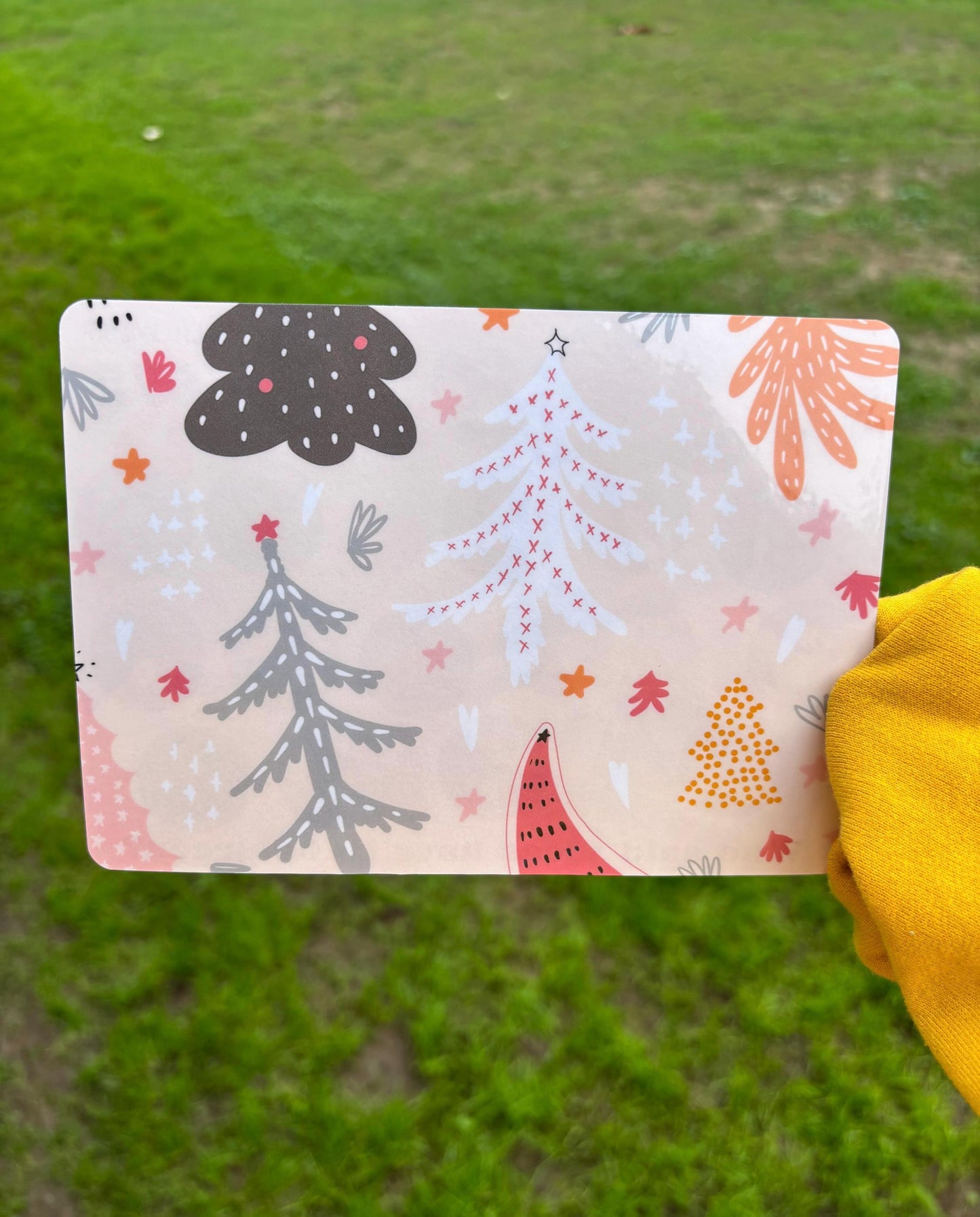Christmas Trees scratch off savings challenge | A5 | Laminated | Double Sided