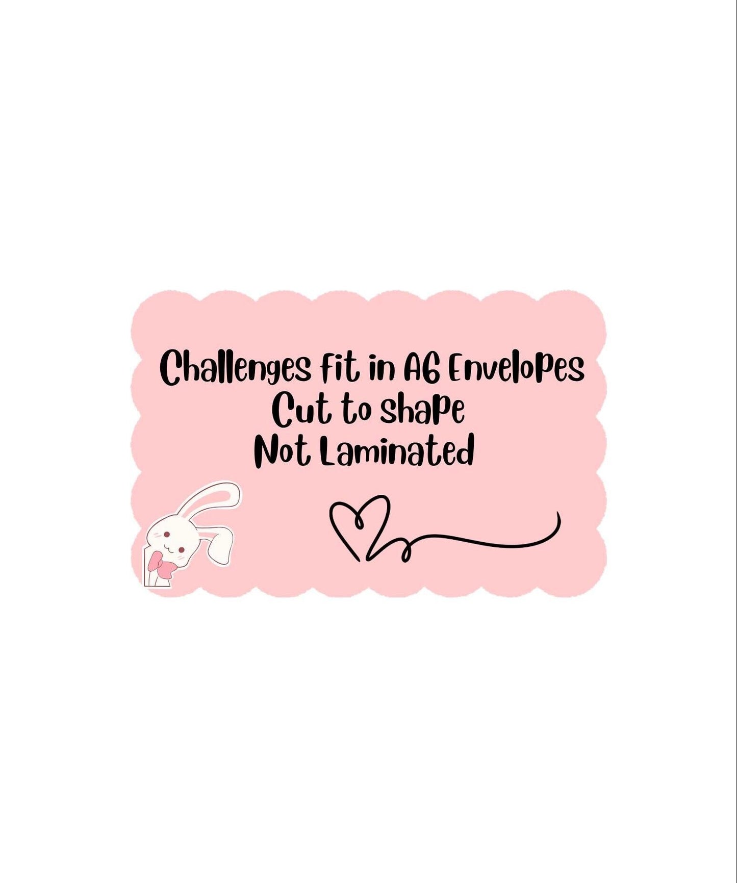 Christmas Present scratch off savings challenge | A6 | savings challenge